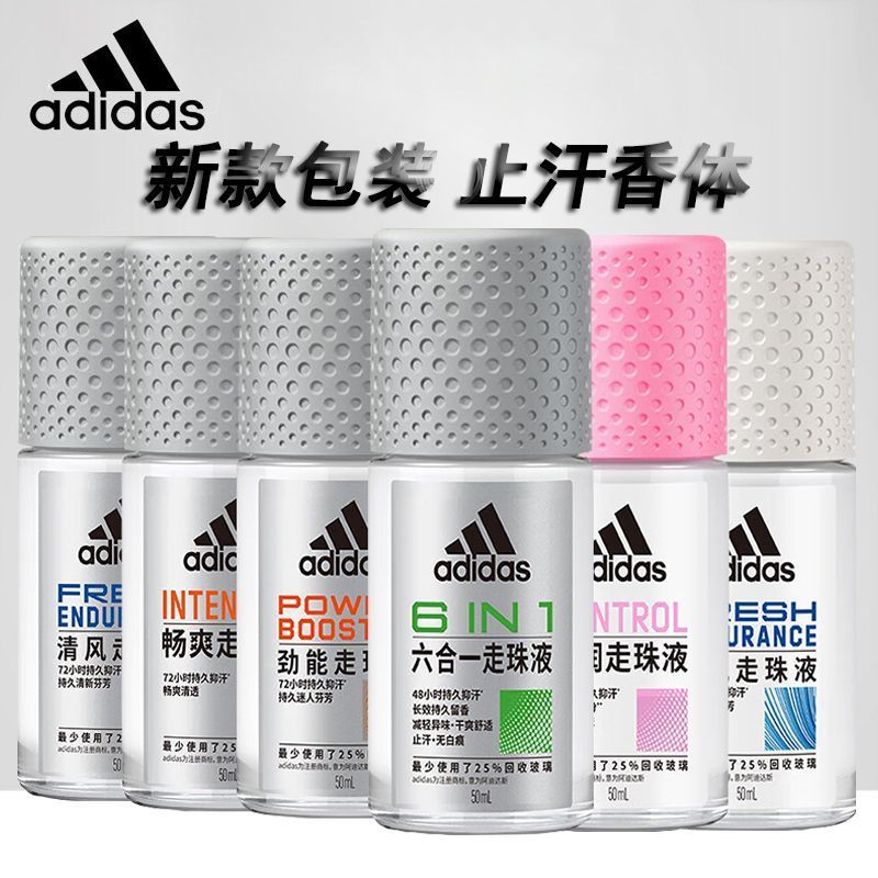 Adidas Roll-On Antiperspirant Deodorant Body Lotion ผู้ชายผู้หญิง Roll-On Underarm Dry Fragrance Eau