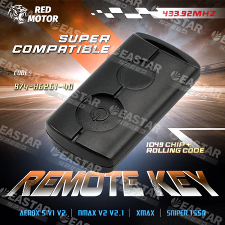 กุญแจรีโมตสํารอง (Aerox S V1 V2 / Nmax V2 V2.1 / Xmax / Sniper 155R)