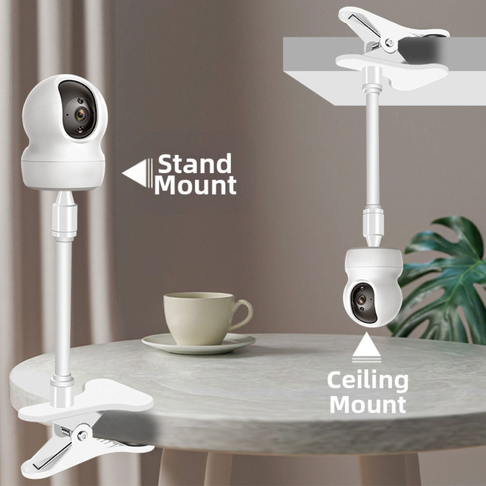 ปรับได้ Clamp Mount สําหรับกล้อง TPLink สําหรับ Tapo C200 C210 C220 C201 C202 C211
