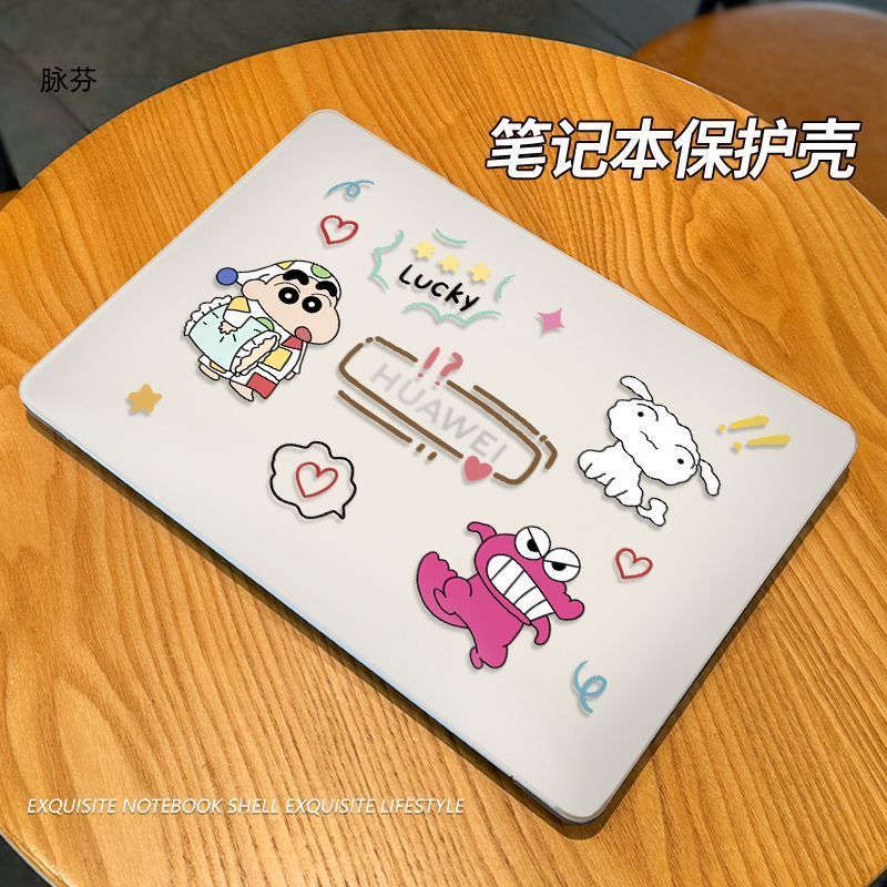 ปฏิบัติคอมพิวเตอร์ป้องกันกรณีการ์ตูน MateBookD16 โปร่งใส Shin-Chan D14SE กันกระแทก 16S เคสป้องกัน D1