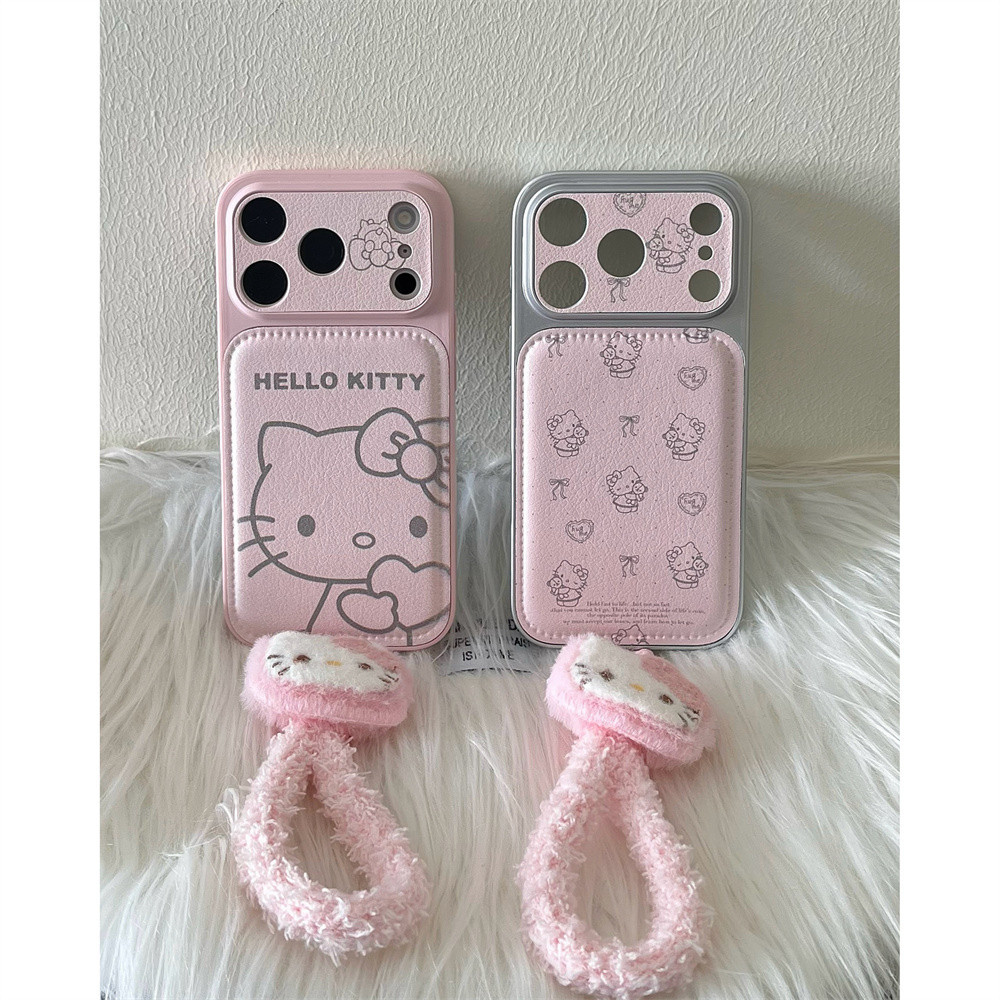 สีชมพูน่ารักสายการ์ตูนแมวเหมาะสําหรับ ไอโฟน 17 โปรแม็กซ์ เคสโทรศัพท์16ใหม่15สร้างสรรค์14 มือโปร ผู้หญิง17ยอดนิยมสุด15 โปรแม็กซ์ หน้าต่างขนาดใหญ่หนังแบบฝาครอบป