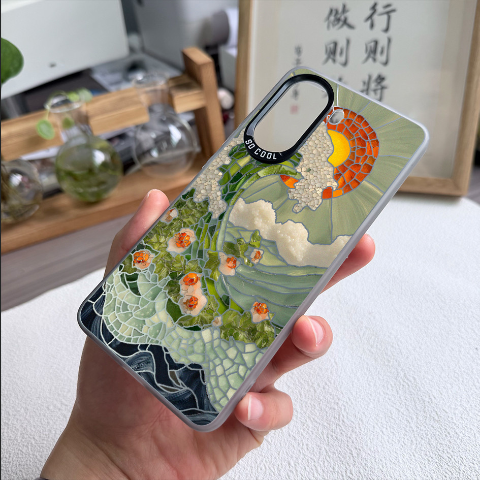 สําหรับ POCO X7 X6 X5 F8 Ultra F8 Pro F7 F6 Pro F5 Great Wave off Kanagawa (Ukiyo-e)o Matte Hard เคส