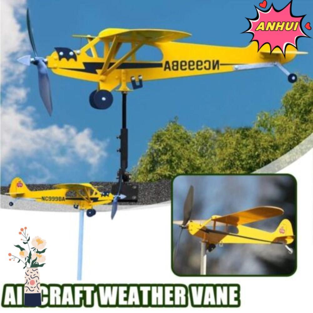 ANHUI Weather Vane โลหะ Windmill ตกแต่งสวน