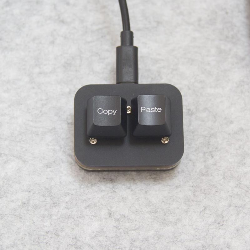 Copy Paste Keyboard Mini One-Key Custom ทางลัด RGB พร้อมคีย์บอร์ดทางการเงิน Light Hot Swap