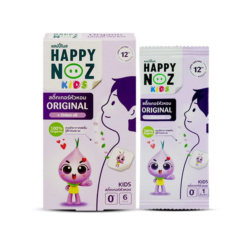 Happy Noz สติกเกอร์หัวหอม กล่อง 6 ซอง
