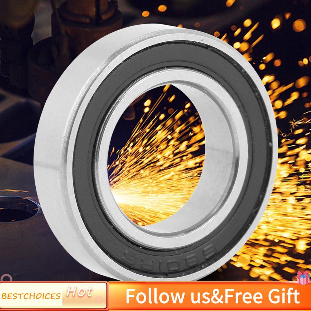 Bestchoices Bestchoices แบริ่งลูกกลิ้งร่องลึก 10 ชิ้น 6801-2RS แบริ่งที่ปิดสนิทยาง Fit สำหรับสเก็ตบอ