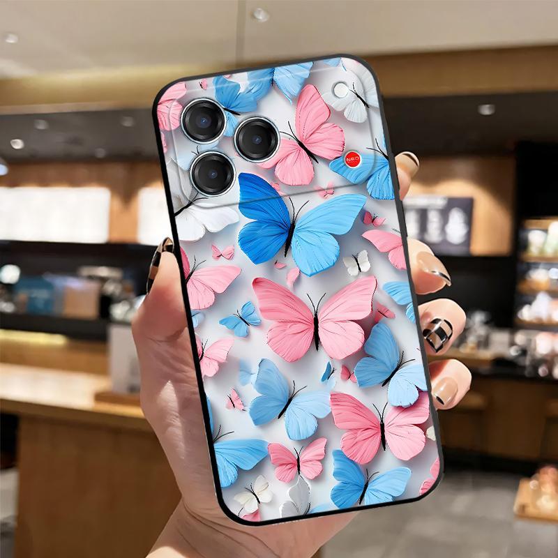 ปลอกสําหรับ ZTE ใบมีด V80 ออกแบบ V80 Vita Nubia Air RedMagic 10 Air Nubia Neo 2 5G Focus 2 Pro Nubia V80 ออกแบบ Z70S Ultra แฟชั่นผีเสื้อซิลิโคนนุ่มฝาครอบป้องกัน - รูปที่ 5