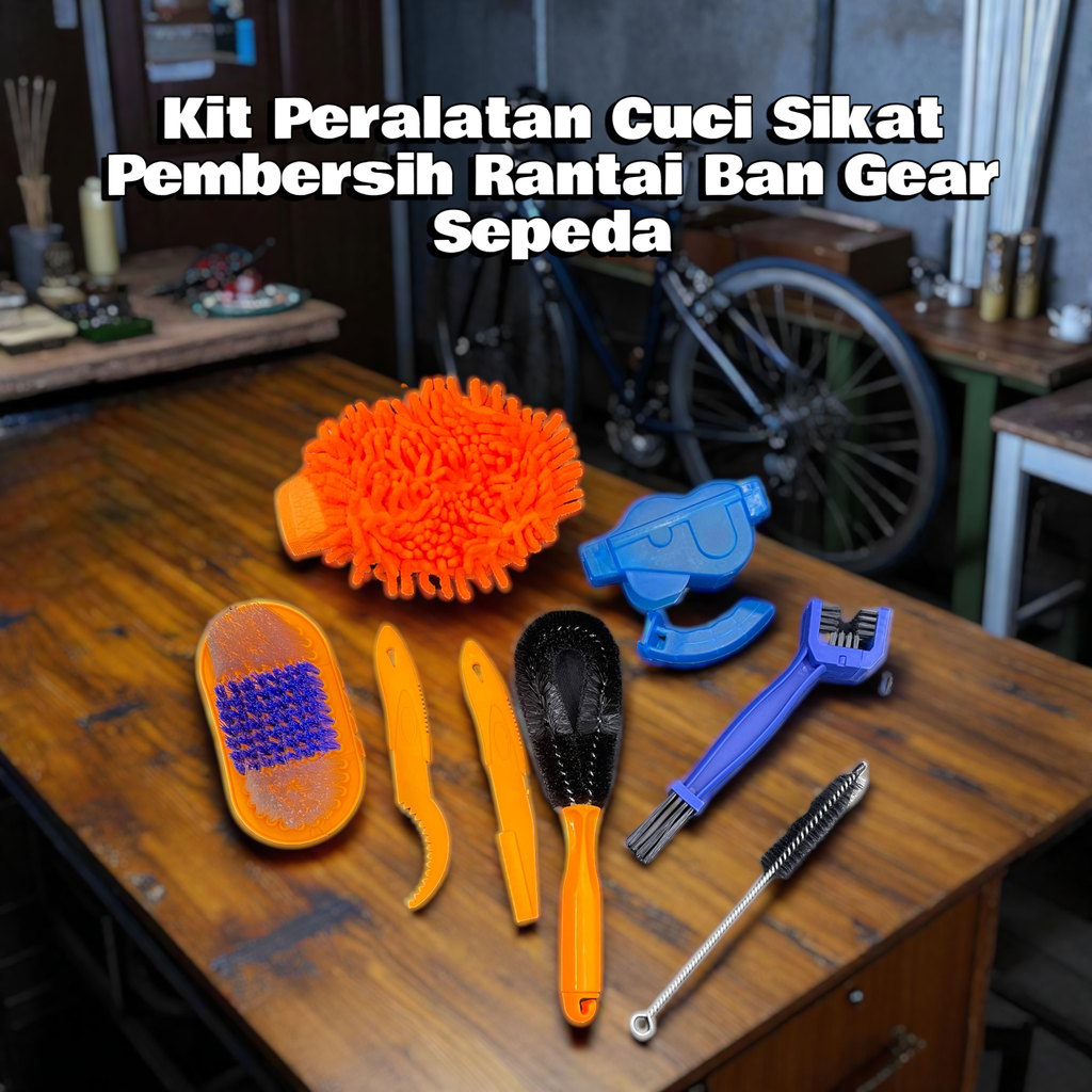 VG Kit แปรงทําความสะอาดโซ่เกียร์จักรยานอุปกรณ์ซักผ้า - Q012 IMPORTER TOVE