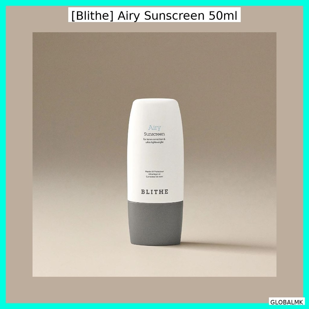 [Blithe] Airy Sunscreen 50ml / Korean Airy Sunscreen / Broad-Spectrum SPF by GLOBALMK