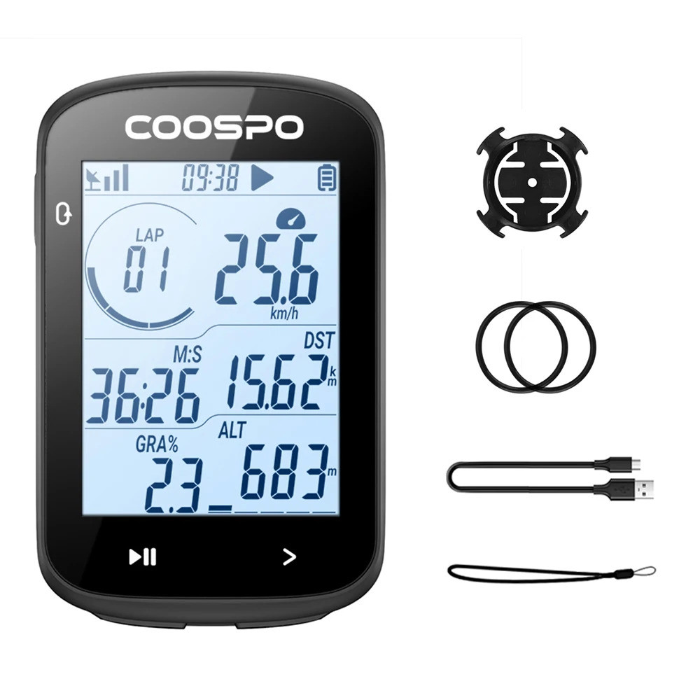 จักรยานคอมพิวเตอร์ Coospo Cs300 จอแสดงผลไร้สาย วัดความเร็วและระยะทาง อุปกรณ์เสริมสำหรับนักขี่จักรยาน