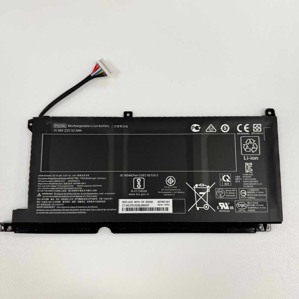 ใหม่เหมาะสำหรับ HP Lightshadow Genie 5/6 สูงสุด TPN-C141 Q229 Q241 PG03XL แบตเตอรี่