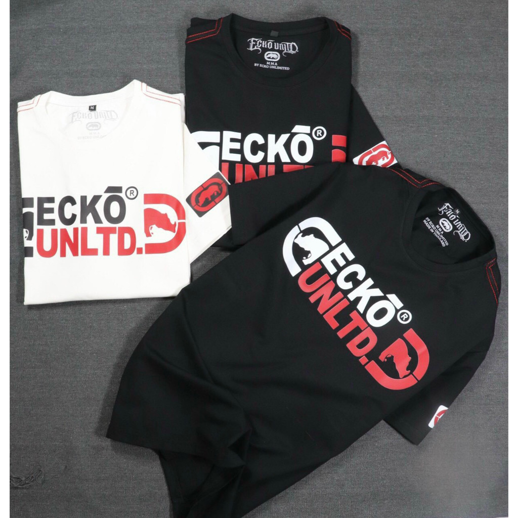 Loose Breathable ECKO Pure Cotton All-Match เสื้อยืดแขนสั้นขนาดใหญ่ 666
