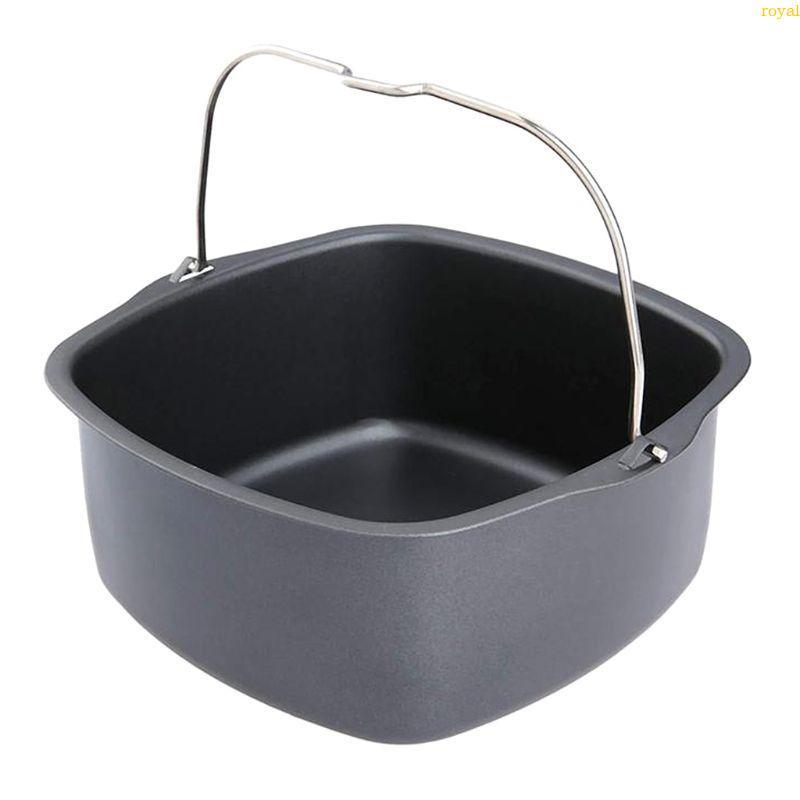(ส่วนลดสูง)oyalking.th Non-Stick Air Fryer เค้ก Barrel ถาดอบเตาอบทอดตะกร้าย่างสําหรับ HD9220 HD9225 