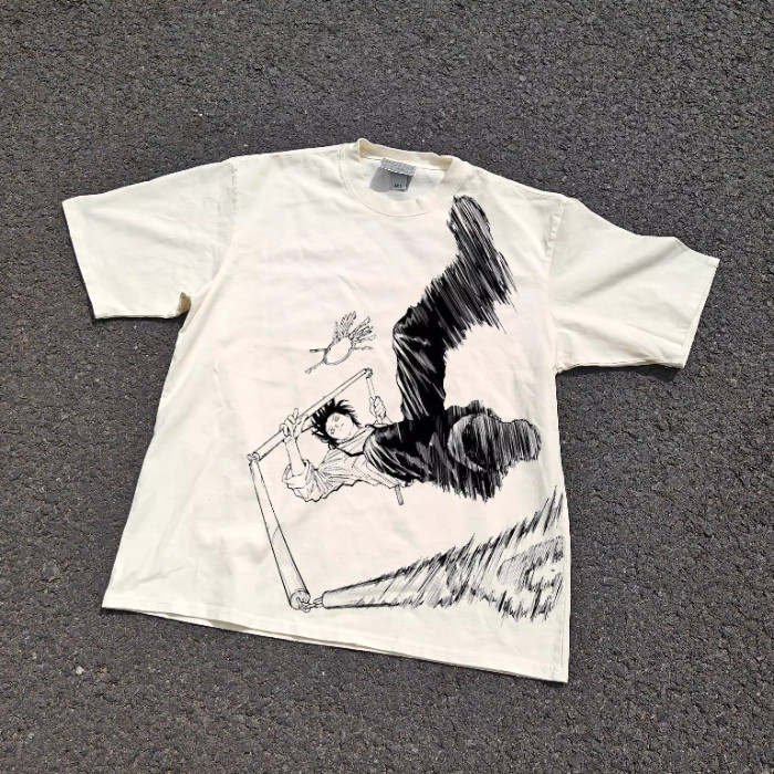 เสื้อยืดแขนสั้นHeavy 230g ผ้าฝ้ายแท้หวีเนียนละเอียด อินเทรนด์ พิมพ์ลายเก๋ สไตล์2026 SWDK