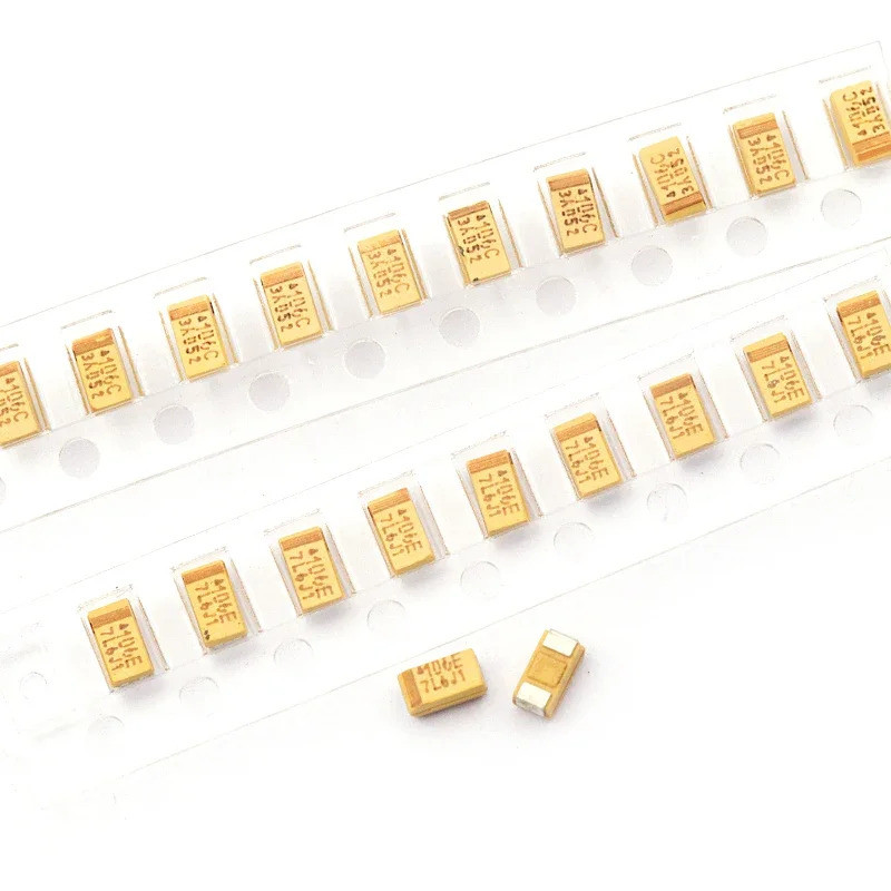 5PCS Tantalum Capacitor A/B/C/D ชิปตลับหมึก 25V 16V 10V 50V 1UF 2.2UF 3.3UF 10UF 22UF 33UF 47UF 50UF