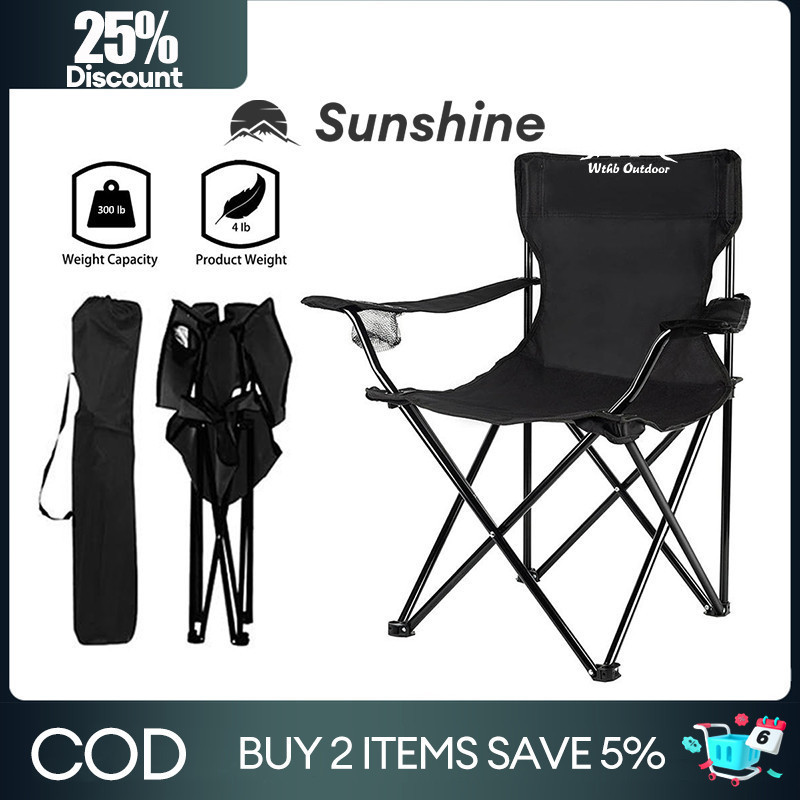 【WTHB】Kerusi Camping Chair Foldable Chair Set Outdoor Chair Kerusi Camping Lipat Kerusi Healing-折疊椅