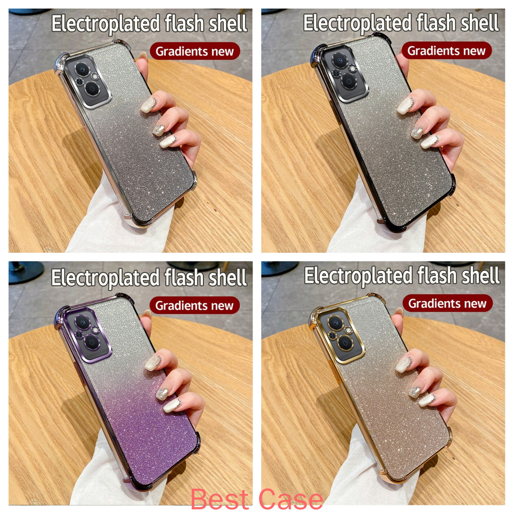 เคส OPPO Reno 7Z 5G เคส OPPO Reno 8Z 5G เคสน่ารักนุ่มเคสแฟลช shell สี่มุม Anti Drop เคส DDSJ-2