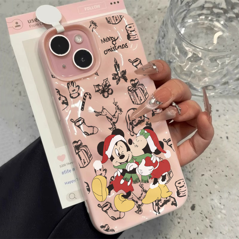 เคสเข้ากันได้กับ iphone 17 Pro Max Lady & Tramp di Restoran Tony 12 13 14 11 Pro Max Casing xr xs Ma