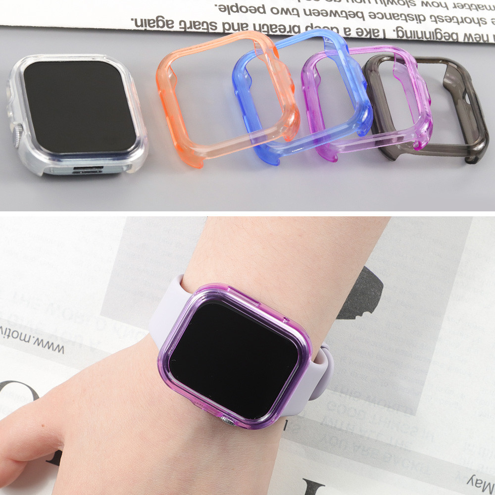 กรณีTPUสําหรับHuaweiนาฬิกาFit 4/Fit 4 Pro Softโปร่งใสเปลือกป้องกันหน้าจอกันชนกรอบอุปกรณ์เสริมสําหรับ