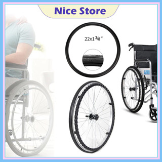 NICE 24นิ้วสำหรับเปลี่ยนรถเข็นผู้ป่วย ยางตัน ยางอะไหล่​ รถเข…