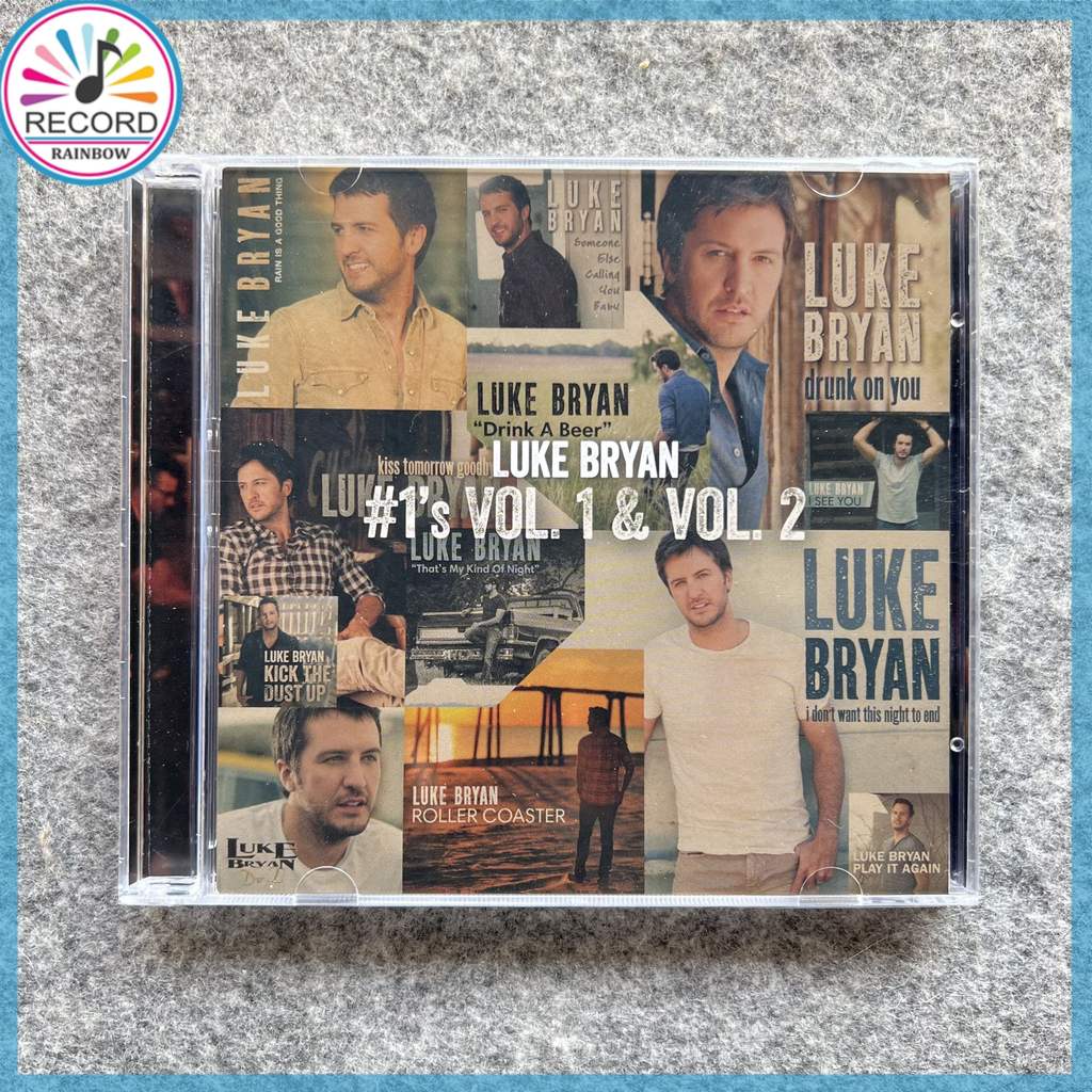 Luke Bryan #1’s Vol. 1 & Vol. 2 Original CD Album [Sealed] Brand New 1Z01497