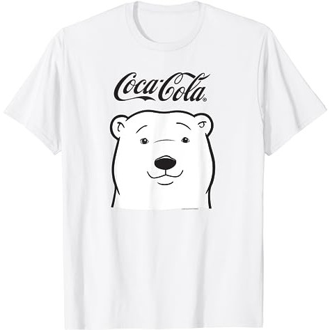 เสื้อยืดผู้ใหญ่ออกแบบโลโก้ Coca Cola Polar Bear