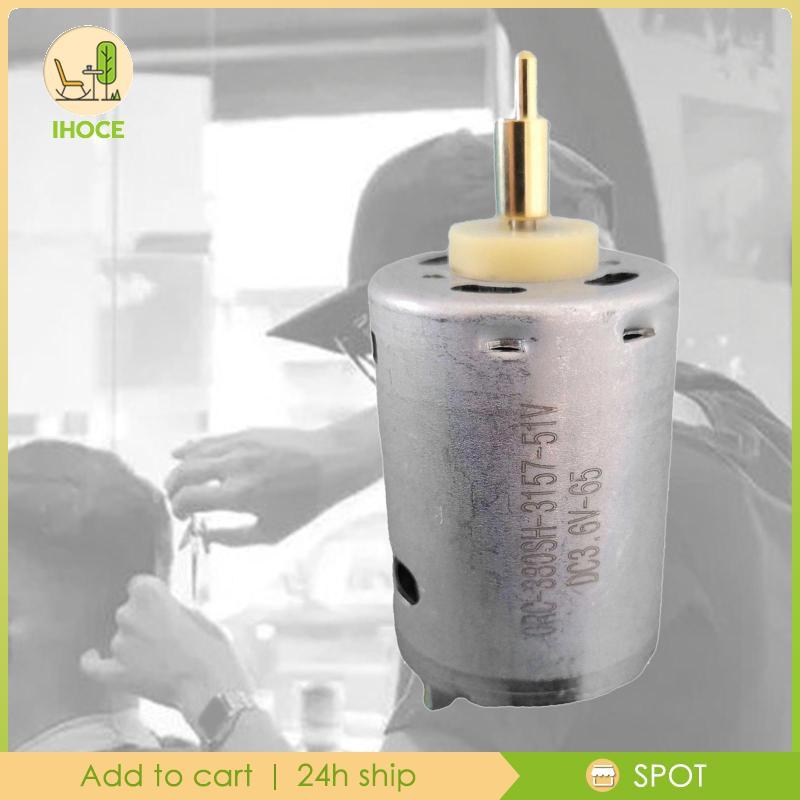 [Ihoce] มอเตอร์ปัตตาเลี่ยนตัดผมสําหรับ Wahl 8148 8591 ปัตตาเลี่ยนผมไฟฟ้า DC 3.6V 6500 RPM อะไหล่ซ่อมประสิทธิภาพสูง