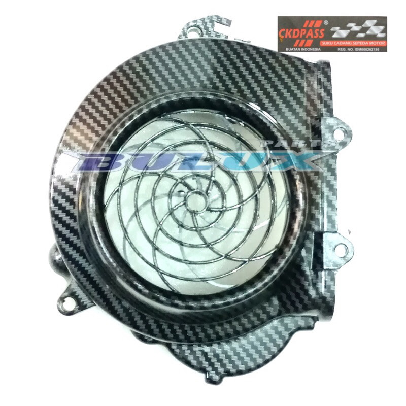 FAN COVER CARBON FAN SAFETY COVER BEAT SCOOPY SPACY CARBON 2008 2009 2010 2011 2012 คาร์บอน WTP