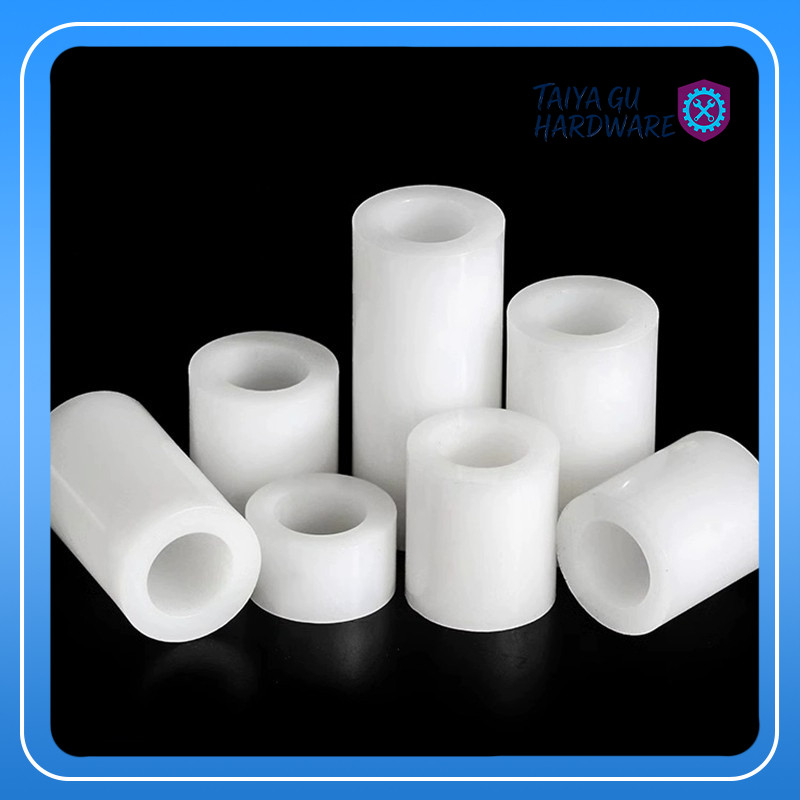 คอลัมน์แยก ABS สีขาว, คอลัมน์แยกฉนวน, คอลัมน์แผ่นพลาสติก 3mm4mm ผ่านคอลัมน์ปลอกไนลอน [TY-08]