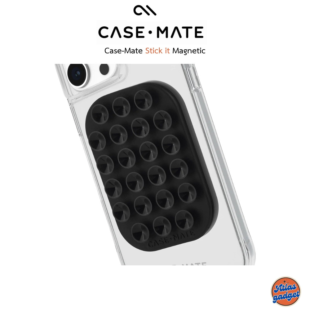 Case-Mate Stick it Magnatic Suction Phone Mount  แผ่นดูดติดผนัง สำหรับแปะด้านหลังเครื่องที่รองรับการ