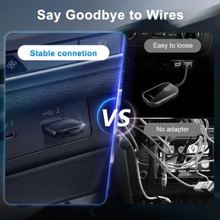 2026 อะแดปเตอร์ CarPlay ไร้สายขนาดเล็ก Android Auto Wireless Dongle Wifi 5.8G กล่องเชื่อมต่ออัตโนมัติ
