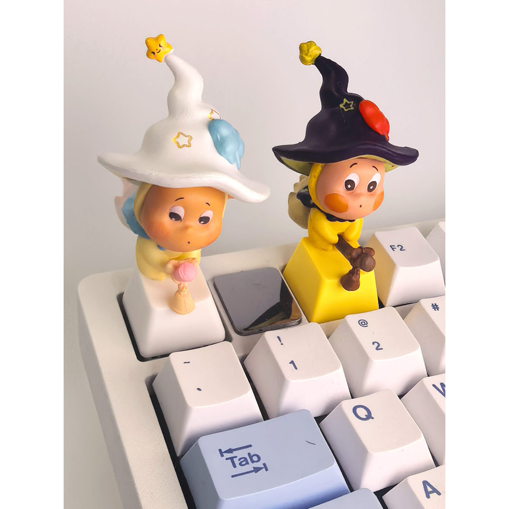 keyboard keycap anime Star People Keycap คีย์บอร์ดแบบกลไกที่กําหนดเองที่ไม่ซ้ํากันสามมิติ Pop Mart เ