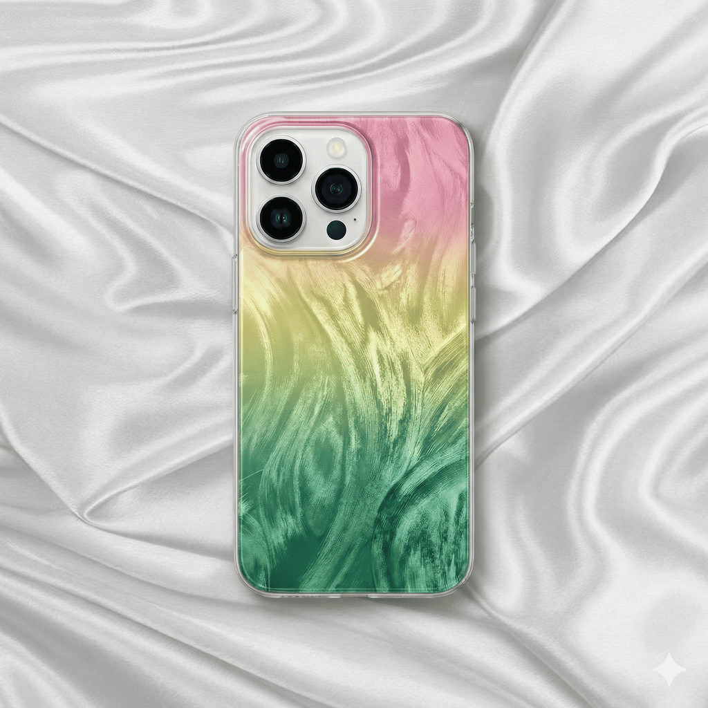 [ Xiaomi Poco M3 / M3 Pro / M6 4G / M6 Pro ] Shimmering Case Gradient Color Full Feather Hard Case L