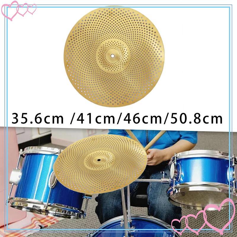 [meteor2] Drum Cymbal Percussion Accessory Mute Cymbal Practice Cymbal Alloy Cymbal for Music Room S