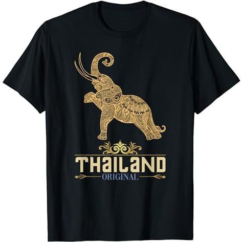 เสื้อยืด Thai Flag Vacation Bangkok Travel Thailand