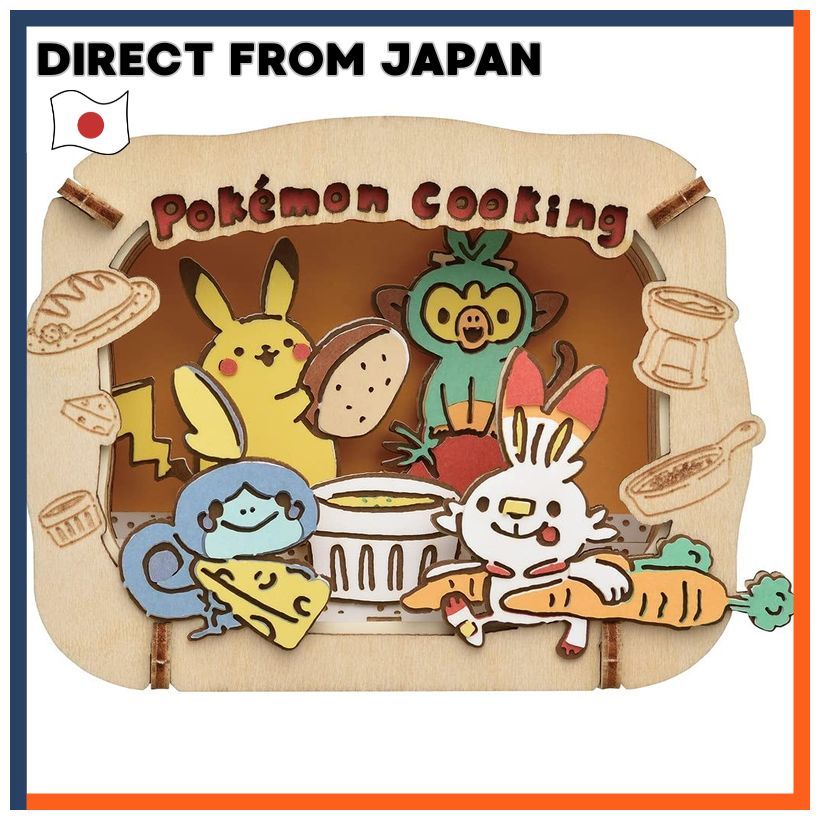 ENSKY Pokemon Paper Theater PT-W18 Pokemon Cooking
