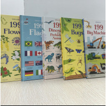 Usborne 199 Flags Usborne English Cardboard Book 5 Volumes ปกแข็ง