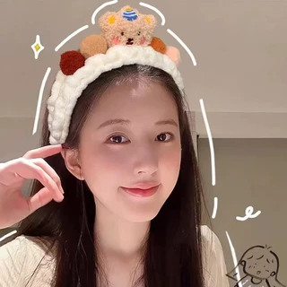 ผ้าคาดผม ลายน้องหมี ลายการ์ตูนน่ารัก มาใหม่