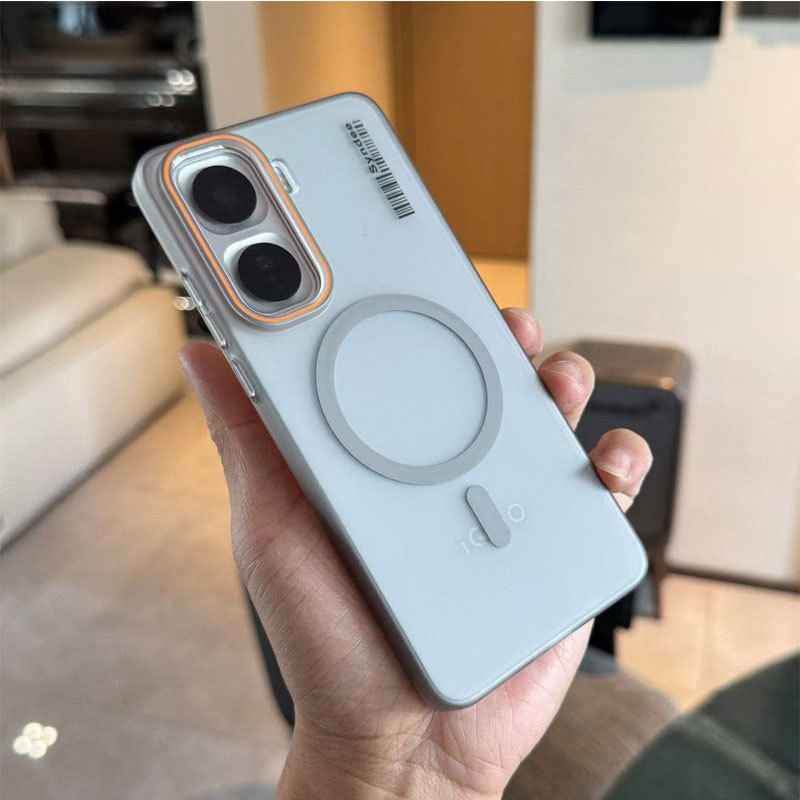 สําหรับ IQOO NEO 11 5G กรณี Matte Hard PC เคสโทรศัพท์สําหรับ VIVO IQOO NEO11 แม่เหล็กชาร์จไร้สายกันกระแทกฝาครอบกันชน