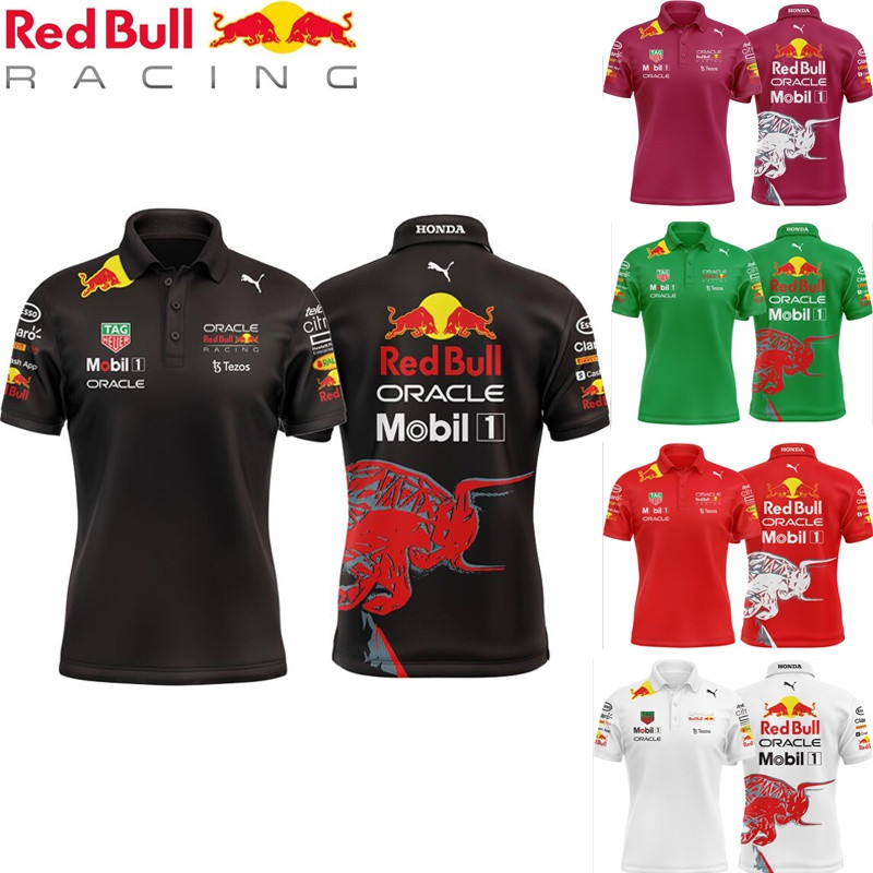 F1 Red Bull Racing Shirt ปี 2026 แขนสั้นแบบโปโล สำหรับทั้งผู้ชายและผู้หญิง