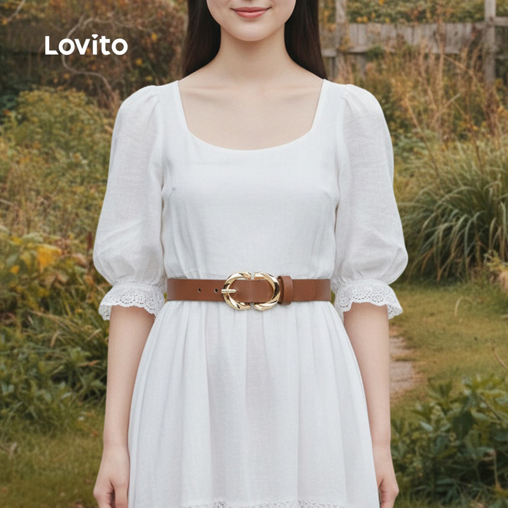 Lovito حزام ريترو فاخر LFA111272 — صورة 2