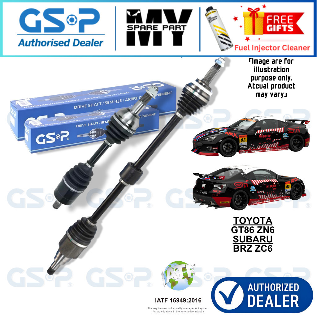 - - GSP DRIVE SHAFT สําหรับ TOYOTA GT86 ZN6 SUBARU BRZ ZC6 (AUTO/MANUAL)