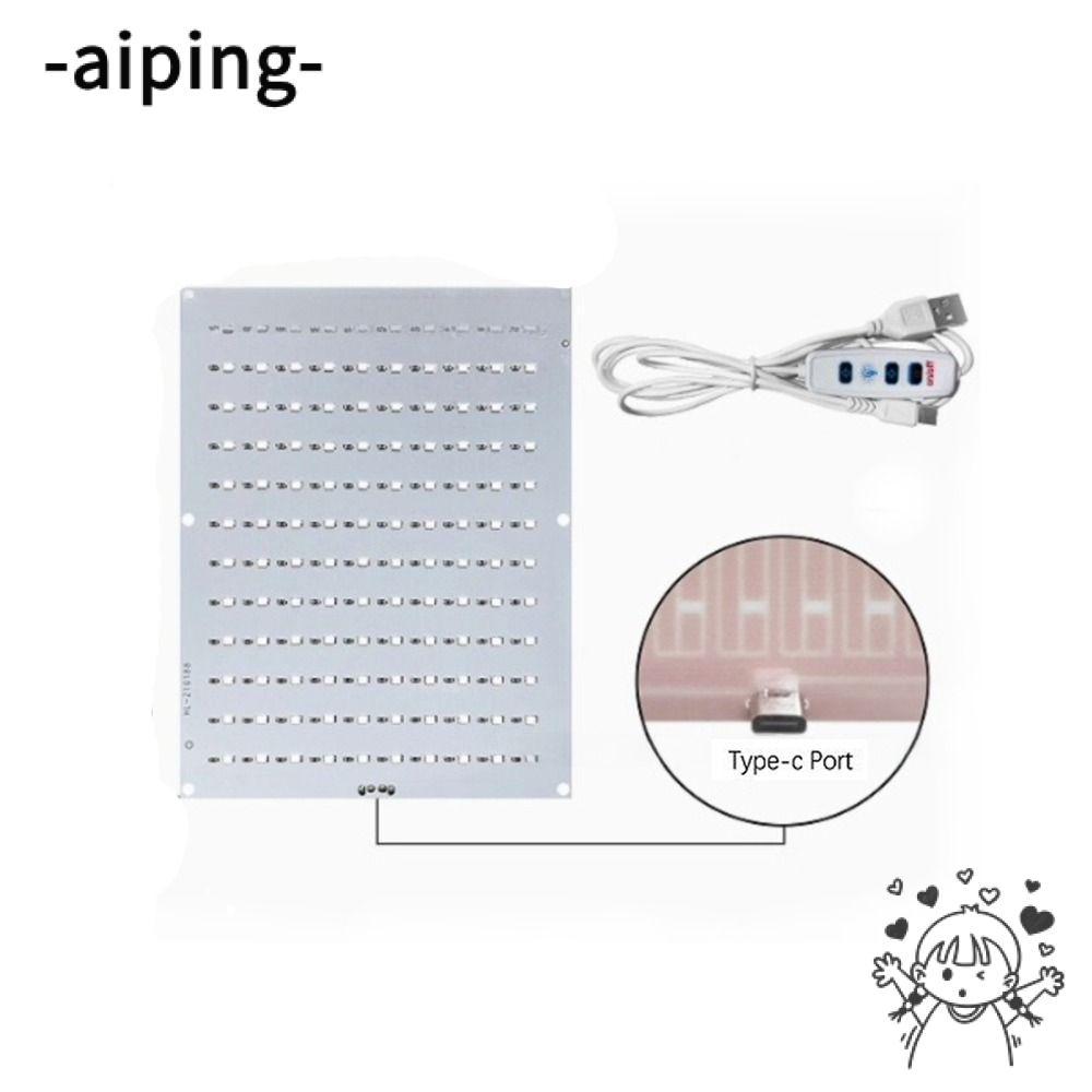 AIPING บอร์ดไฟ LED, 6500K แสงสีขาว 110 โคมไฟลูกปัด LED Backlight แผง, ที่มีประโยชน์ Type-c อินเทอร์เ