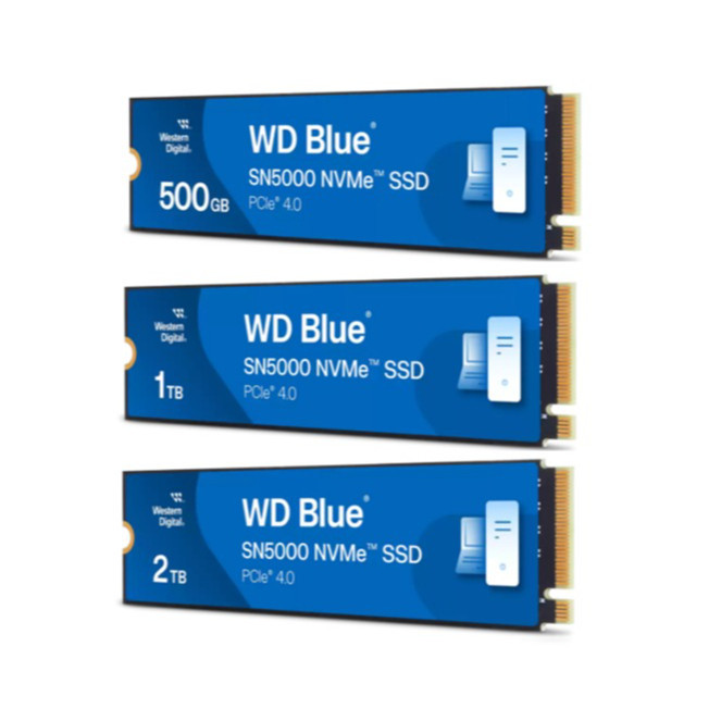 WD Blue SN5000 M.2 NVMe 500GB/1TB/2TB