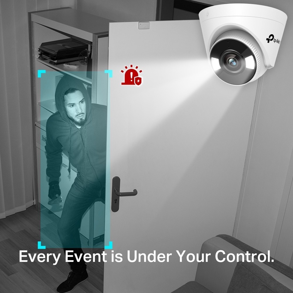 กล้องวงจรปิด 4MP Full-Color TP-Link VIGI C440-W Network Camera Wi-Fi (เลือกหน่วยความจำได้)