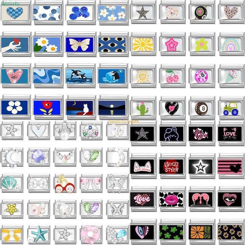 สร้อยข้อมือสแตนเลส 9 มม. สไตล์เกมคอนโซล อิตาเลียน สำหรับเป็นของขวัญวันเกิด