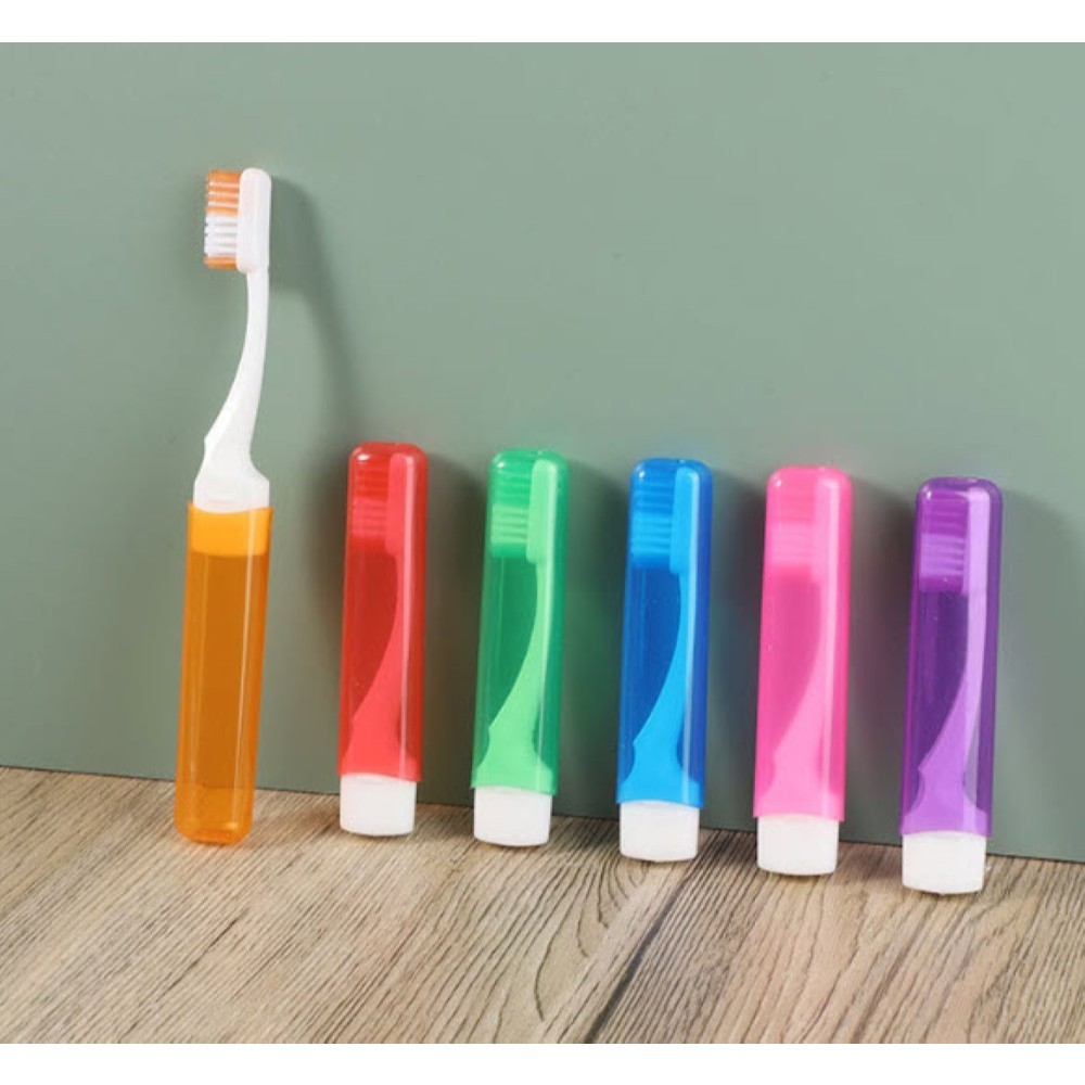 S0138 แปรงสีฟัน แบบพกพา ถอดเก็บได้ กะทัดรัด เดินทาง เข้าค่าย ขนแปรงนุ่ม ประหยัดพื้นที่ - รูปที่ 6