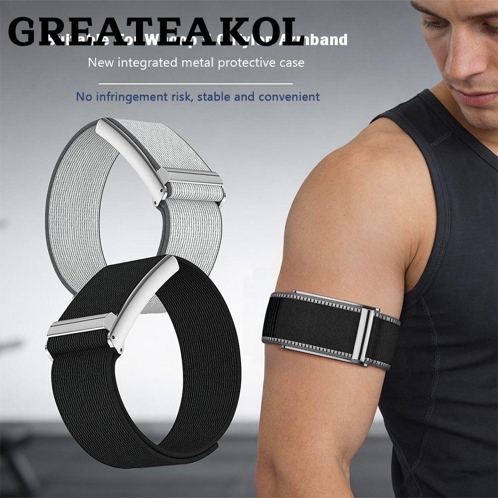 GREATESKOL ยืดหยุ่น Sport Band, ไนลอนปรับฟิตเนส Tracker สายรัด, Soft Breathable Scratch-resistant Bi