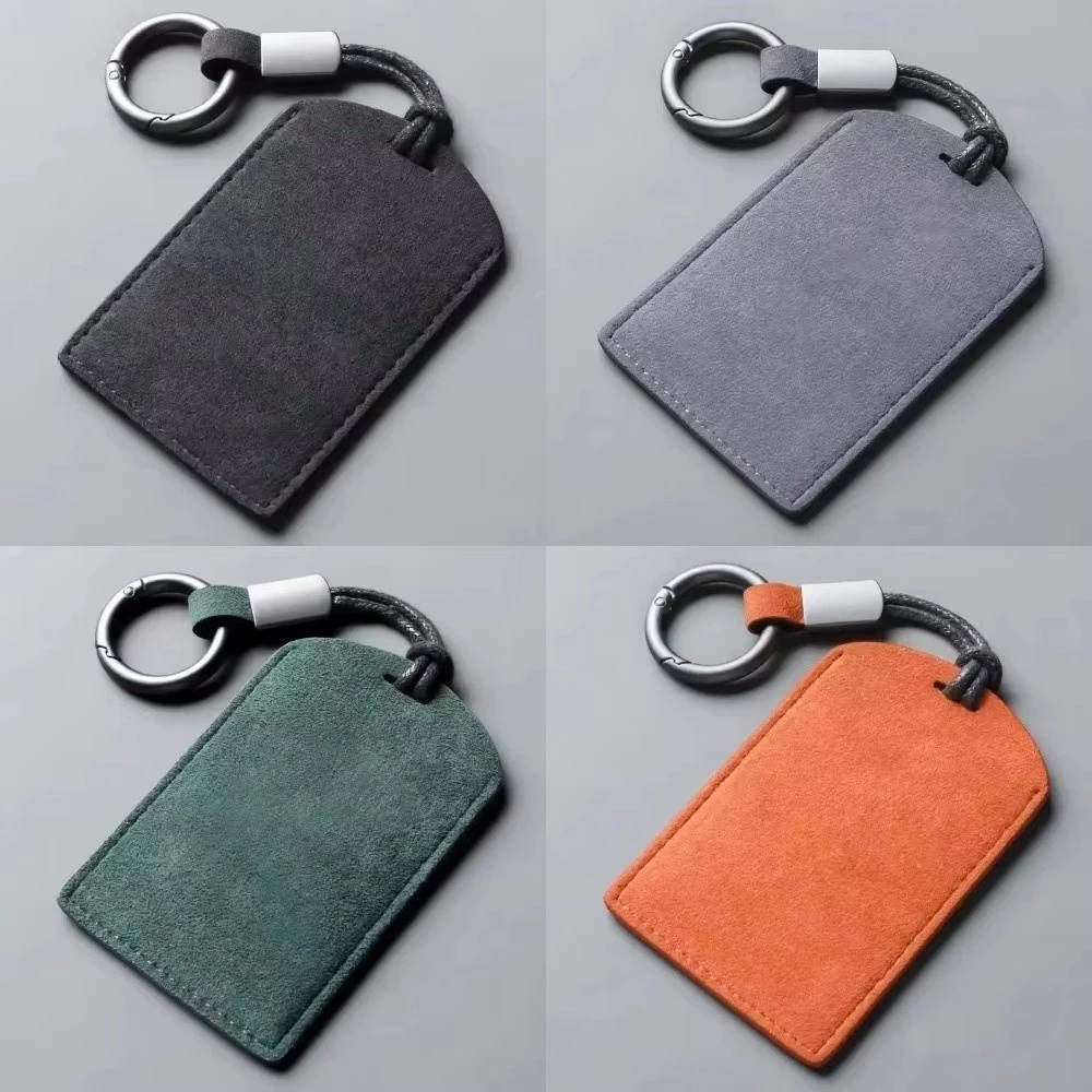 IMIHAN1 รถ NFC Card Holder,มินิหนังแท้Key Cover,Light Luxury License NFC PVC Card Cover Flip Suede Coverอุปกรณ์เสริมอัตโนมัติ thumbnail 6