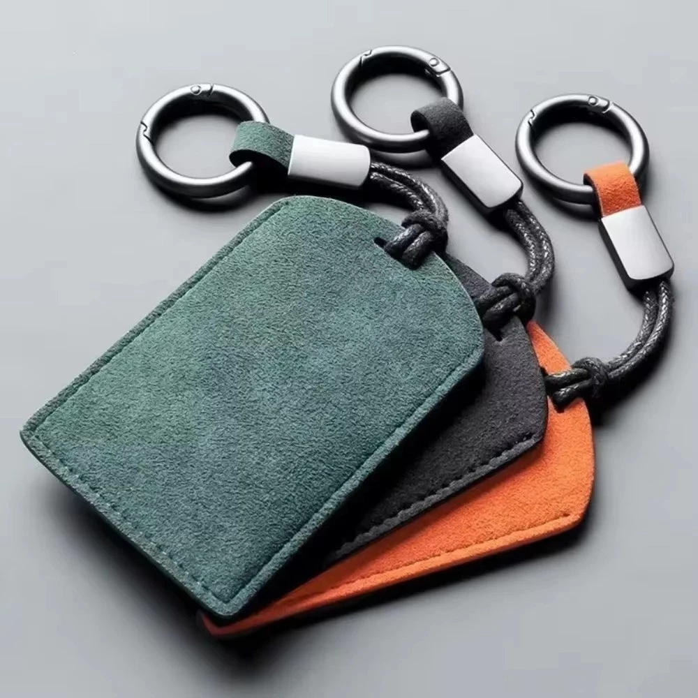IMIHAN1 รถ NFC Card Holder,มินิหนังแท้Key Cover,Light Luxury License NFC PVC Card Cover Flip Suede Coverอุปกรณ์เสริมอัตโนมัติ thumbnail 4